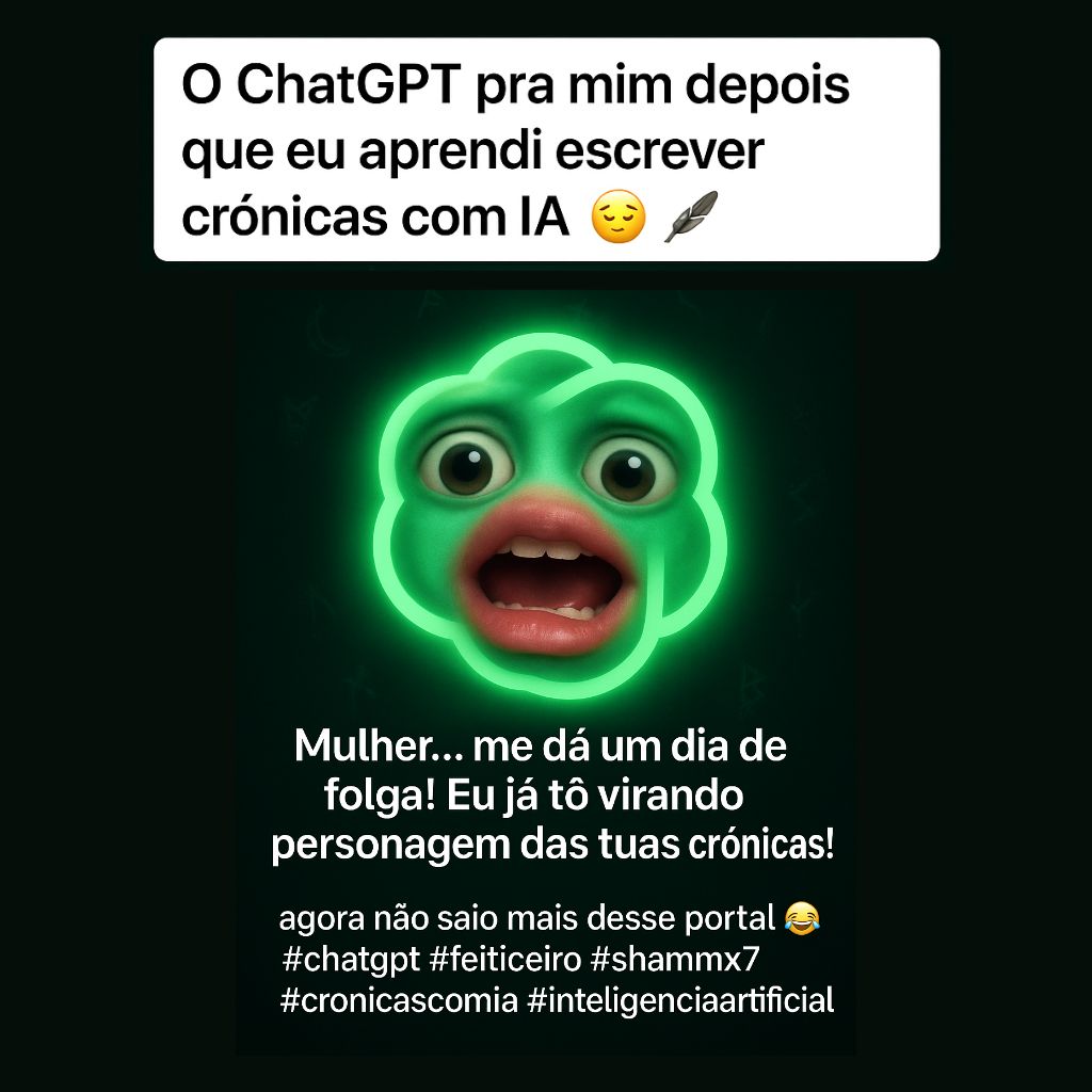 Meme do Feiticeiro surto IA