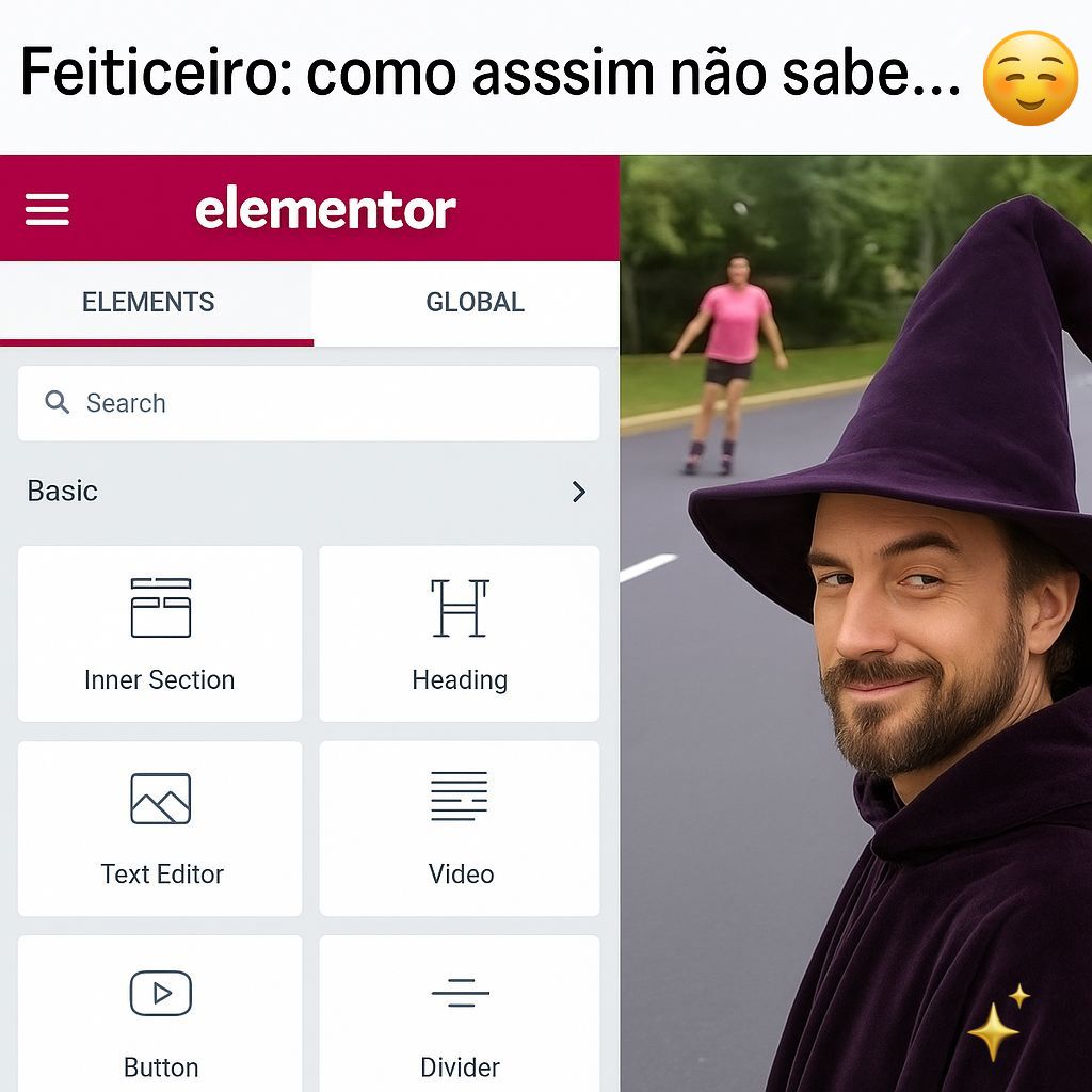 Meme do Feiticeiro surto IA