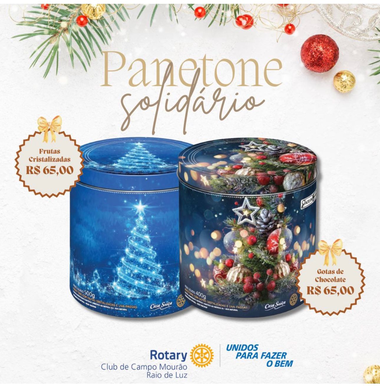 Panetones Solidários do Rotary